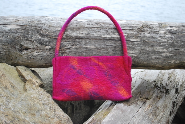 "Fancy Fuchsia" purse