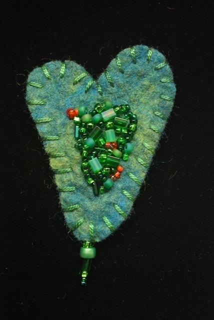 Untitled - felt brooch